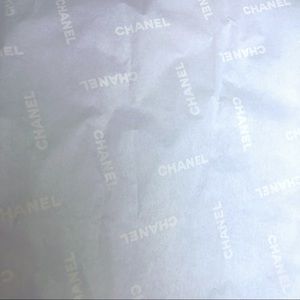 4 sheets of Chanel tissue paper